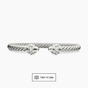 David Yurman Silver Twisted Bracelet
